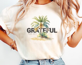 感謝のシャツ、感謝のシャツ、クリスチャンシャツ、女性用感謝のシャツ、感謝のTシャツ、インスピレーションシャツ、感謝の祝福