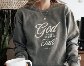 Gud är god tröja och hoodie, kristna kläder, kristen gåva, kristen skjorta, tros- och necktie, Jesus-tröja, kyrkotröja