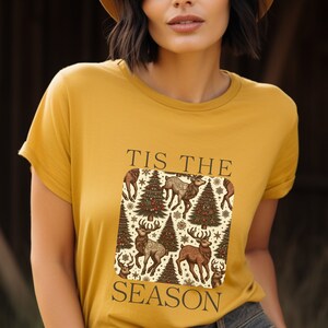 Tis The Season Weihnachtsbäume Shirt Weihnachten Shirts für Frauen Weihnachten T-Shirt Weihnachten TShirt Shirts für Weihnachten Süßes Weihnachtst-shirt