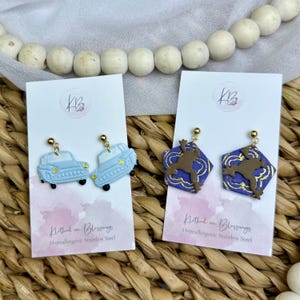 Candy Frog Earrings | Magical Wizard Earrings | HP Inspired Earrings | Candy | Chocolate | Lightweight Polymer Clay  | Hypoallergenic