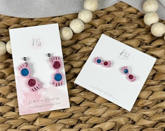 Luna Magical Glasses Earrings | Magical Wizard Dangles| HP Inspired Studs | Lightweight Polymer Clay Earrings | Hypoallergenic