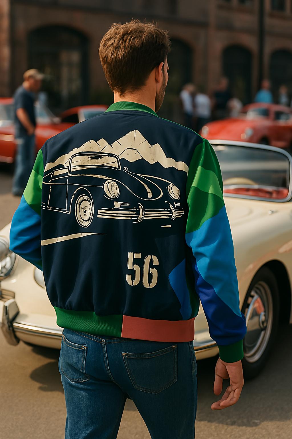 porsche ポルシェ レーシング ボンバージャケット PORSCHE ポルシェ レーシングジャケット 中綿 2XL 美品 刺繍 - メルカリ