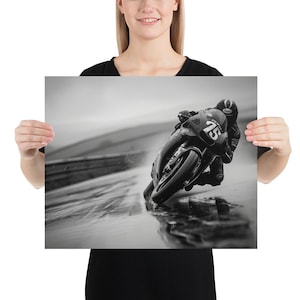 Poster Isle of man TT race vintage motorcycle classic old photo