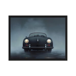 Framed canvas Porsche 356 inspired design pro Turing Canvas large photo canvas print