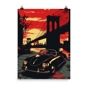 Poster Porsche 356 speedster