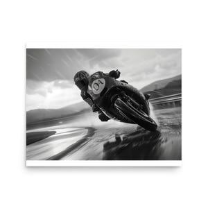 Isle of Man TT racing  Poster Motorcycle racing photo