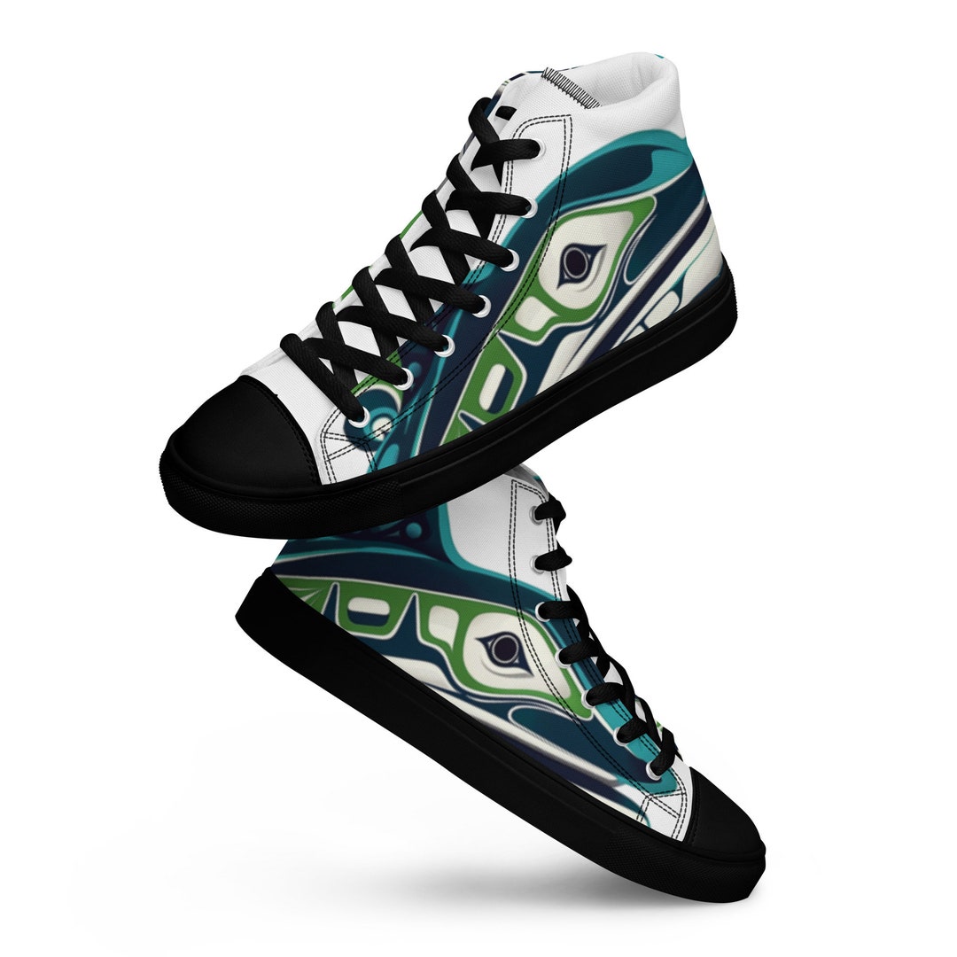 Netherland Flag - Sustainably Made Men’s high top canvas shoes