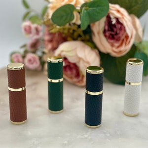 Faux Leather Refillable Perfume Atomizer (5 ml)