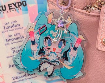 Hatsune Miku Intergalactic Bound Acrylic Keychain Charm, 10th Anniversary Miku Expo '24