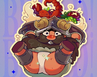 Senshi Sticker 2.5" Dungeon Dwarf