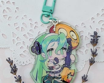 A.B.A 2.5" Keychain Guilty Gear Strive, Chibi ABA Paracelsus FGC
