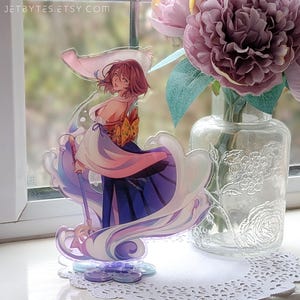 Yuna FF10 7.2" Acrylic Standee, Final Fantasy X, FFX