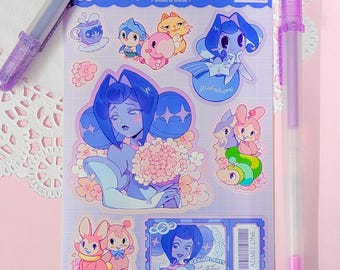 Knights of Guinevere A6 Sticker Bogen, Gwen, Park Planet