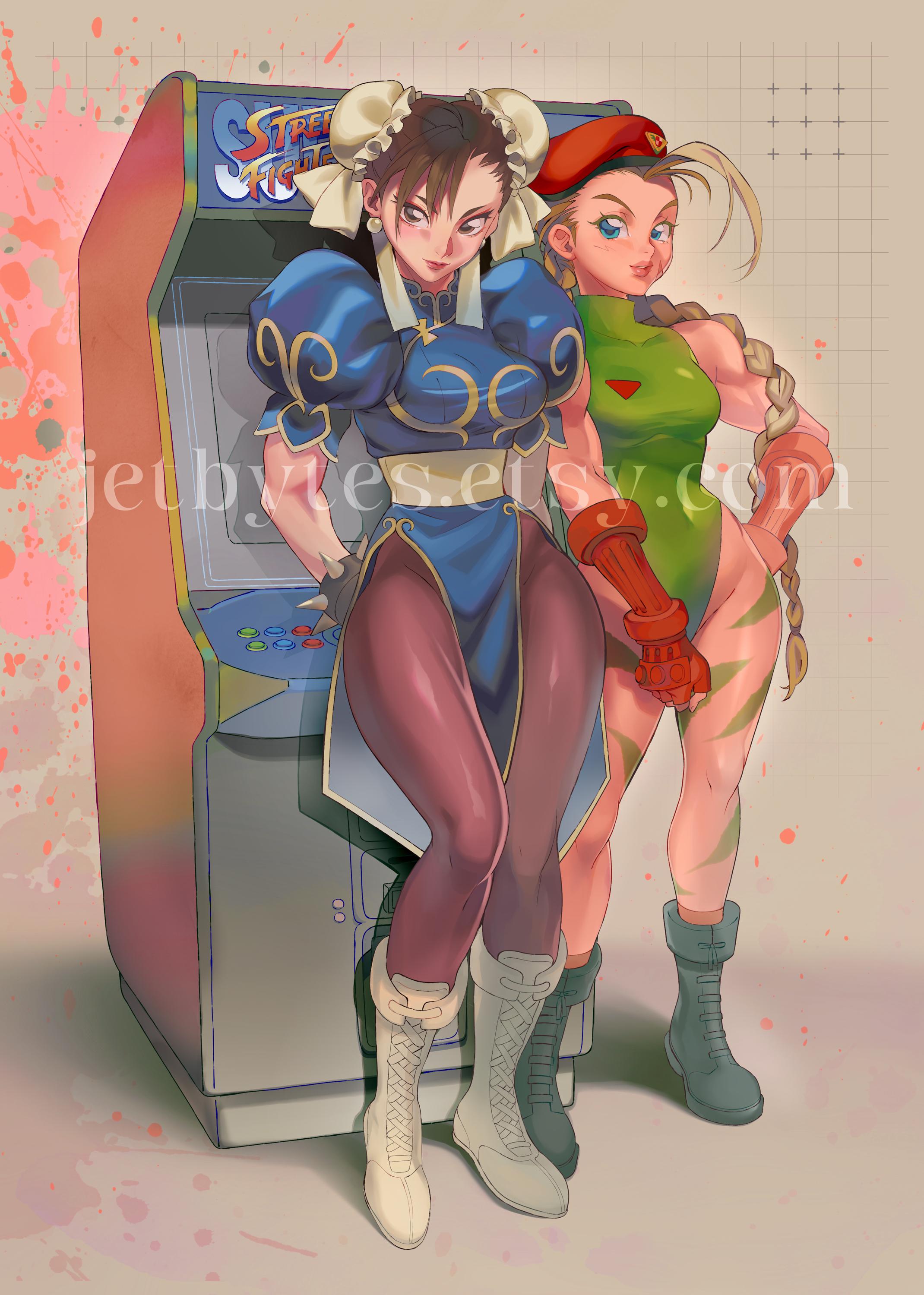 Cammy Chun-li Streetfighter 2 Turbo Poster A4/A5 Art Print, SF2, SF6 ...