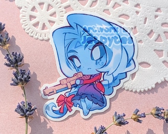Vindicta Deadlock 2" Sticker Chibi, Mina, Celeste