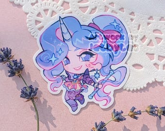 Celeste Deadlock 2" Aufkleber Chibi, Mina, Vindicta