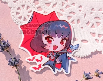 Mina Deadlock 2" Aufkleber Chibi, Celeste, Vindicta