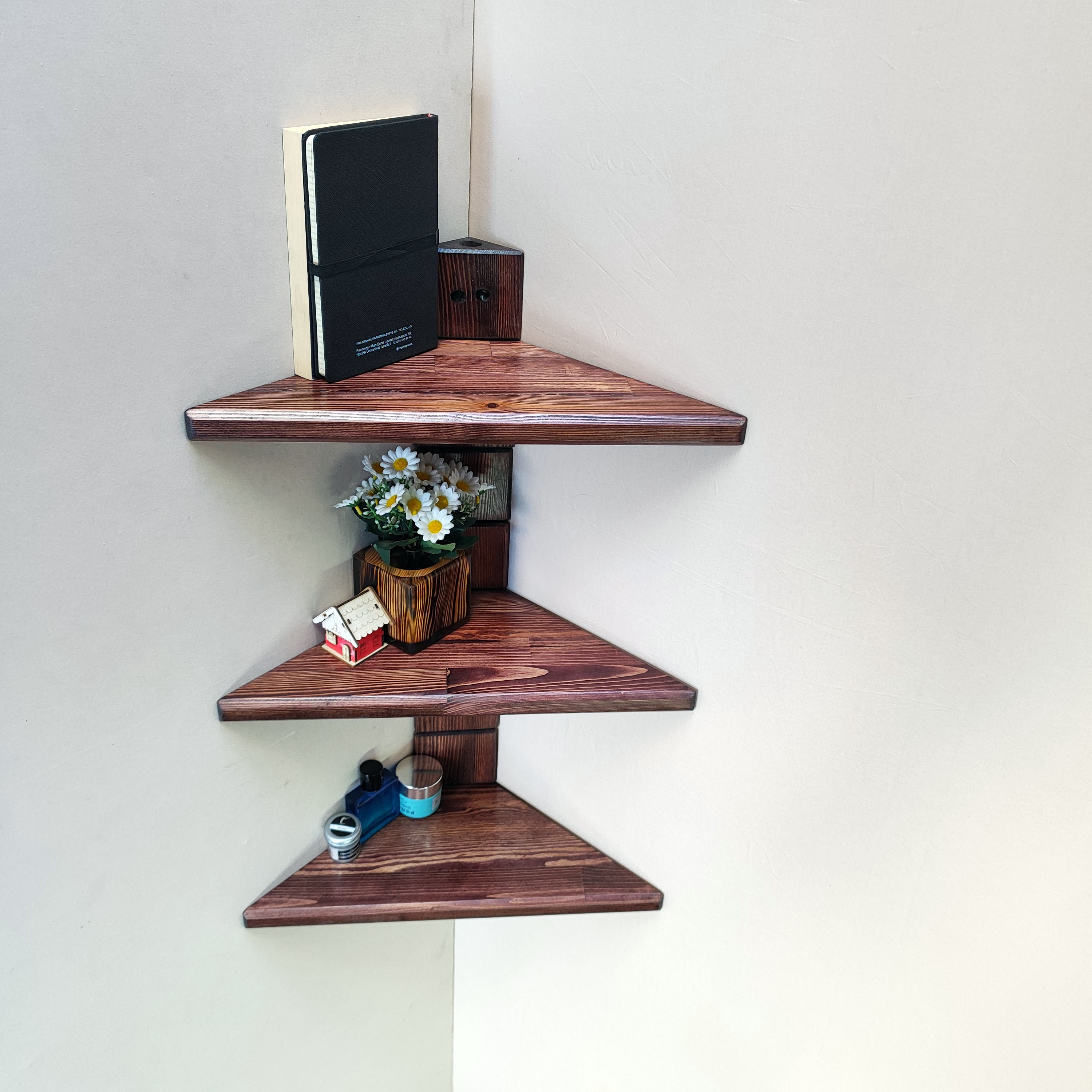 Multi-tier Corner Shelf, Multi-functional Shelf. Corner Ladder Shelf ...