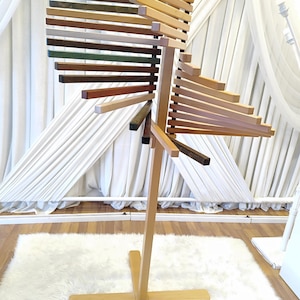 Rotating Drying Rack for Laundry Room, Saves Space, Mobile shelf