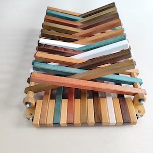 Wall Mounted Wooden Laundry Drying Rack: Foldable Towel Hanger