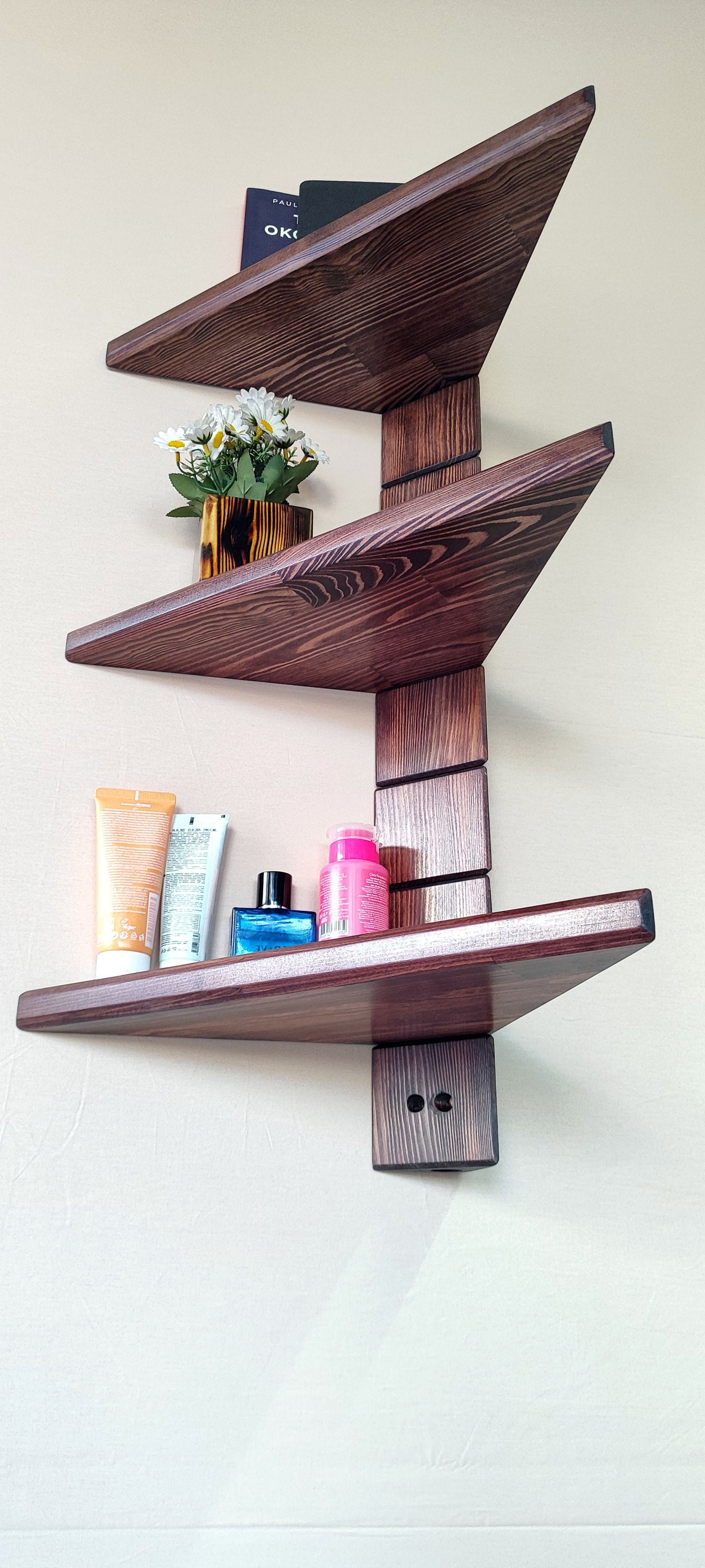 Multi-tier Corner Shelf, Multi-functional Shelf. Corner Ladder Shelf ...