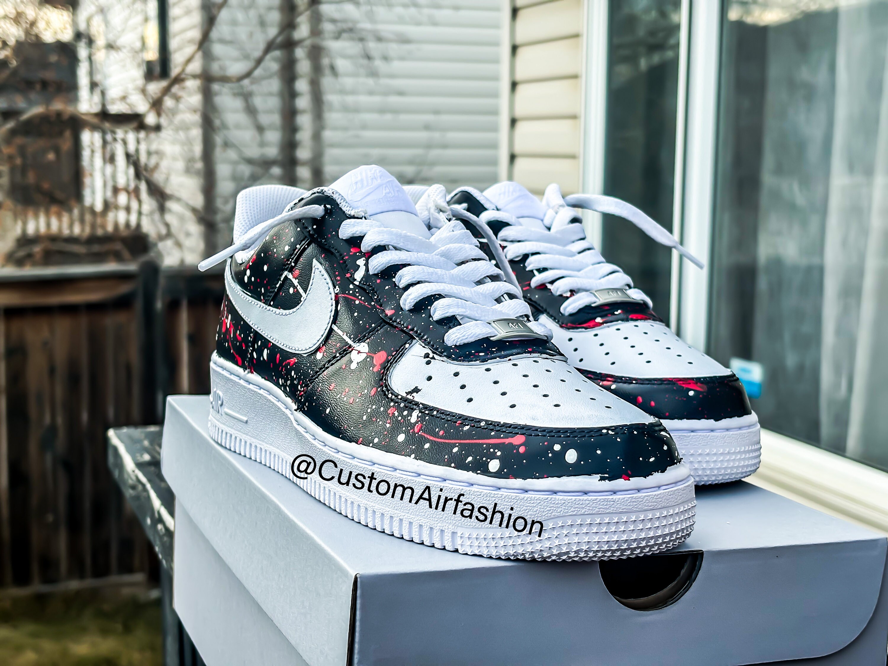 custom hand painted air force 1