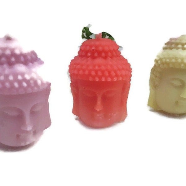 Three for 1 Buddha Head Candles