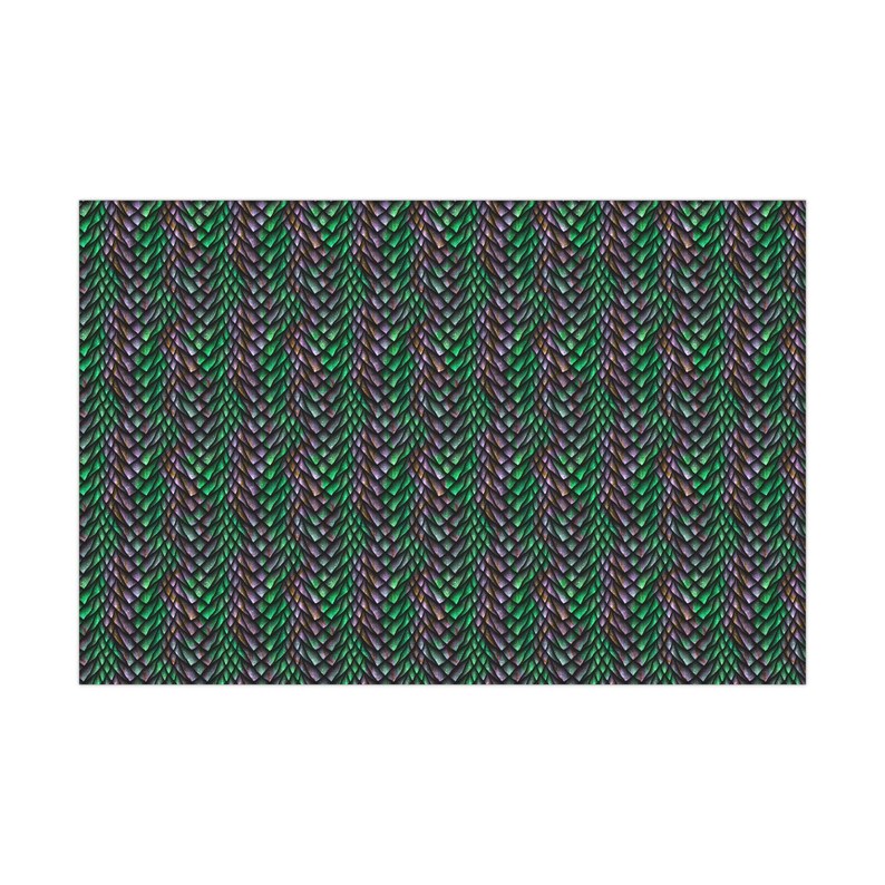 Dragon Scales Wrapping Paper, dragon gift wrap dinosaur lover gift dino scale wrapping paper fantasy game gift imaginary creature wrapper image 9