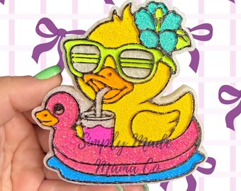 Custom Rubber Ducky in Float Car Freshie | Scented Car Accessories | Gift