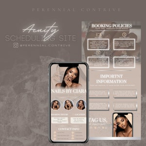 Modèle de planification Acuity, Manucure, Acuity, Modèle modifiable Canva, Bannière de site Web, Manucure, Coiffeur-styliste, Cils