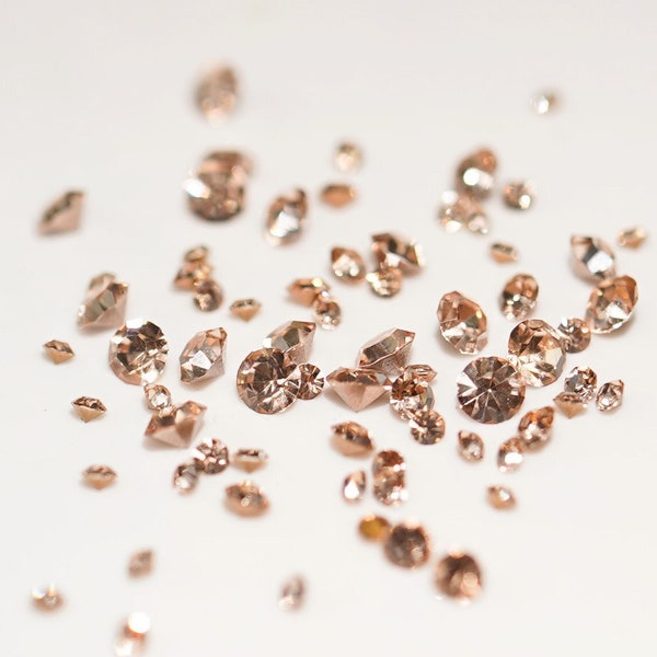 1028 Champagne Gold Foiled Point Back ROUND CHATON K9 High Shine Crystal for Nail, Craft, and Jewelry Making ss6.5 - ss16