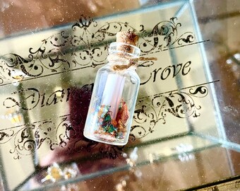 Message in a bottle, announcement, personalized gift, baby announcement, mini glass bottle, Pirate party, Time capsule, Party Favor