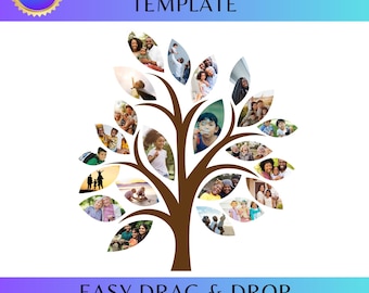 Family Tree Frame | Photo Collage Design
