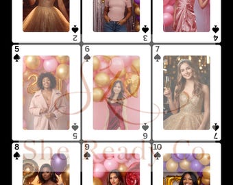 Naipes editables con función de arrastrar y soltar / Plantillas editables / Plantilla de naipe en blanco