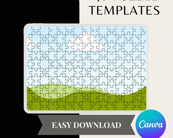 40 Drag & Drop Jigsaw Puzzle Templates | Editable | Customizable