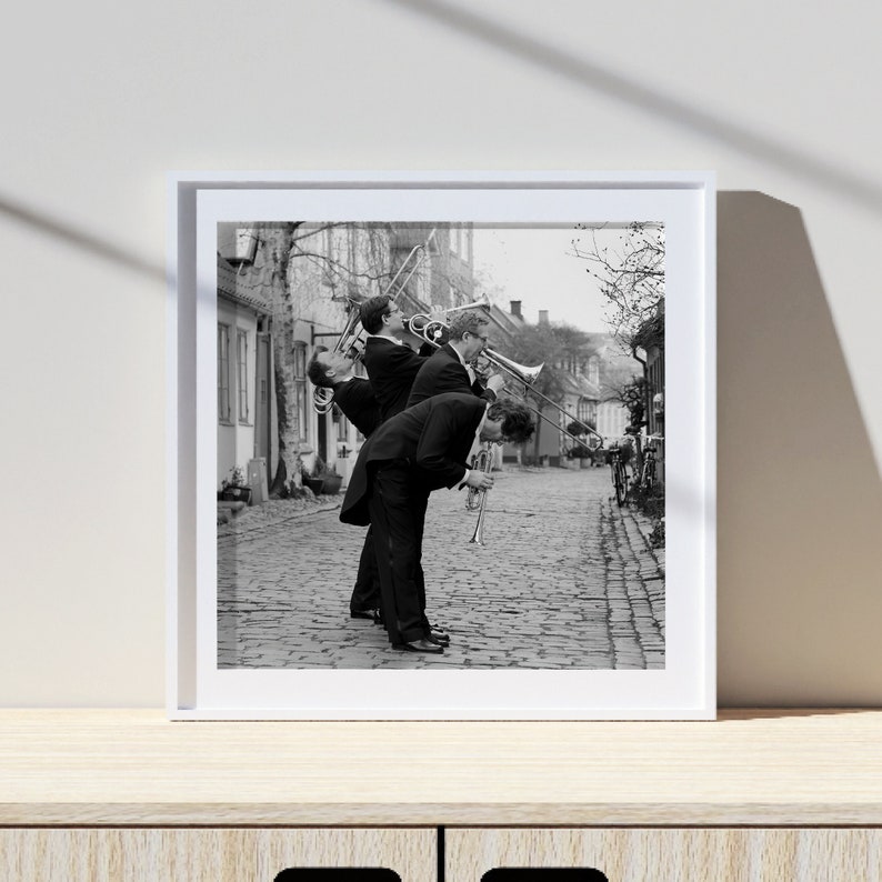 Musician Print, Symphony Orchestra 2009, Vintage Print, Photography Print, Black White Photo, Lifestyle Print, Museum Quality Photo Print image 2