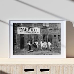 Golf Print, Vintage Sports Poster, Sport Print, Photography Print, Black White Photo Print, Lifestyle Print, Museum Quality Photo Print