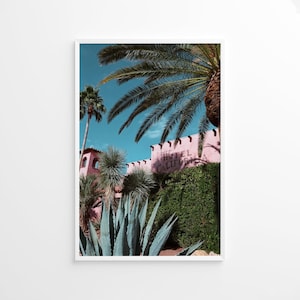 Palm Springs Hotel California, Vintage Druck, Fotografie Druck, Lifestyle Druck, Fotodruck in Museumsqualität