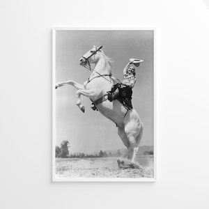Cowgirl Wall Art, Cowgirl Photo Print, Wild West, Vintage Print, Photography Print, Black White Photo Print, Museum Quality Photo Print