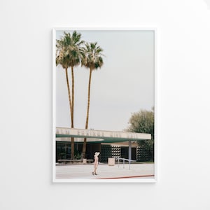 Palm Springs City Hall, Albert Frey Architektur Modernismus, Vintage Druck, Fotografie Druck, Lifestyle Druck, Foto Druck, Museumsqualität