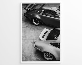 Porsche 911 Poster, Vintage Photography, Lifestyle Poster