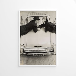 1950er Jahre Paar, Vintage Fotografie, Vintage Druck, Fotografie Druck, Schwarz Weiß Foto Druck, Lifestyle Druck, Foto Druck, Museumsqualität