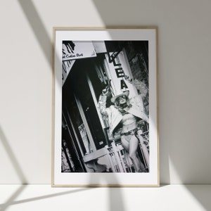 Cindy Crawford Cowgirl Print: Black and White Photography, Museum Quality image 3