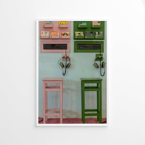 Wes Anderson Telefon Büro, Vintage Druck, Fotografie Druck, Lifestyle Druck, Fotodruck in Museumsqualität