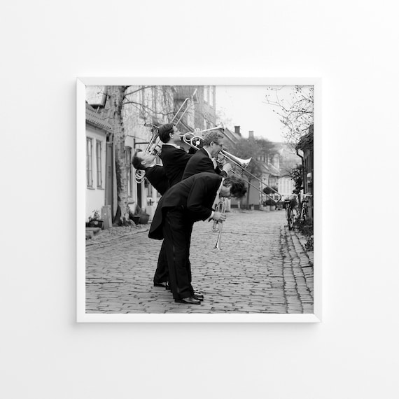 Musician Print, Symphony Orchestra 2009, Vintage Print, Photography Print, Black White Photo, Lifestyle Print, Museum Quality Photo Print