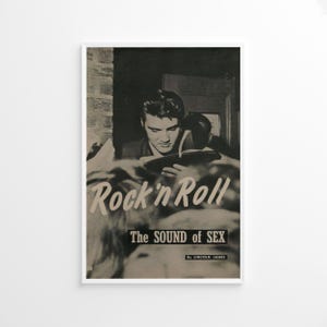 Poster Rock'n'Roll, Poster Elvis, Stampa Musica Rock, Stampa Vintage, Stampa Fotografia, Stampa Fotografica Bianco Nero, Stampa Fotografica di Qualità Museale