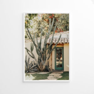 Casa Kaktus, Vintage Druck, Fotografie Druck, Lifestyle Druck, Fotodruck in Museumsqualität