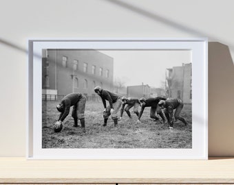 Fußball Oldschool Fußball Sport Vintage Druck, Fotografie Druck, Schwarz Weiß Foto Druck, Lifestyle Druck, Foto Druck Museumsqualität