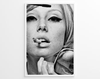 Luxury Fashion Print, High Fashion Poster, Feminist Poster, Chic Wall Art, Bedroom Poster,Black White Photo Print,Museum Quality Photo Print