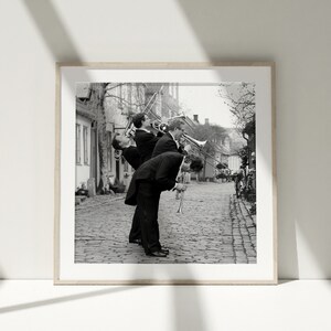 Musician Print, Symphony Orchestra 2009, Vintage Print, Photography Print, Black White Photo, Lifestyle Print, Museum Quality Photo Print image 3